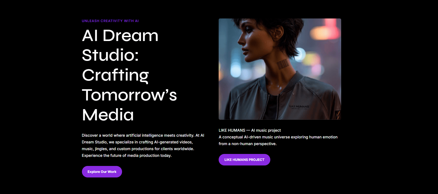 AI Dream Studio Crafting Tomorrow’s Media