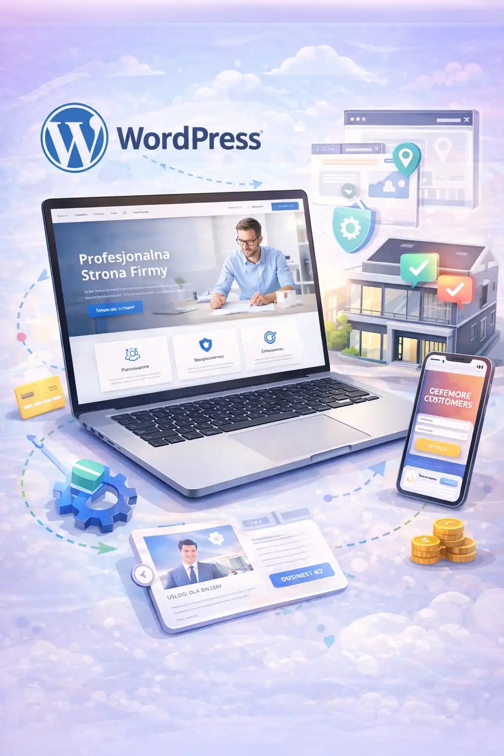 Nowoczesne strony firmowe oparte o WordPress