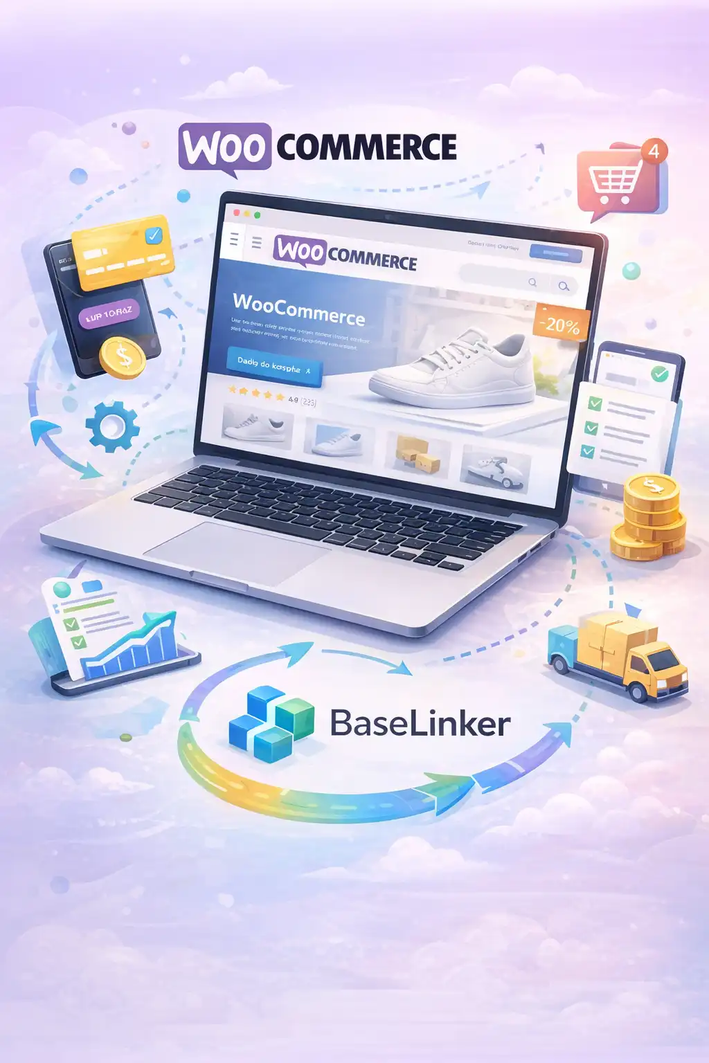 Sklepy online oparte o WooCommerce, gotowe do sprzedaży i dalszego skalowania.